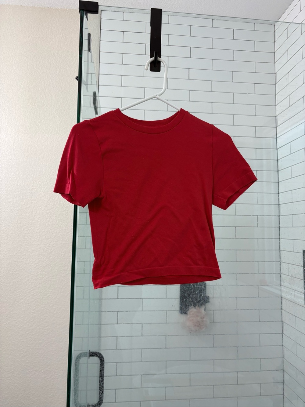 a new day Red V-Neck Tee